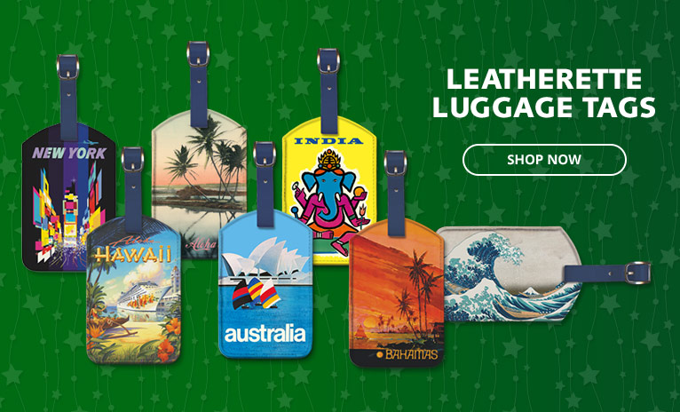 Leatherette Luggage Tags