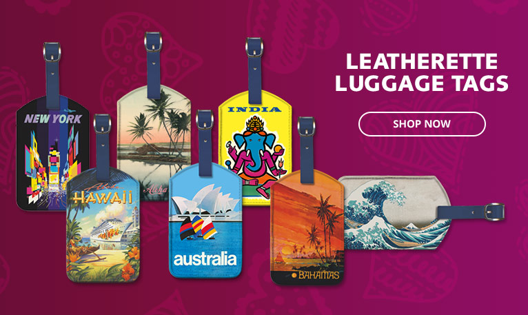 Leatherette Luggage Tags