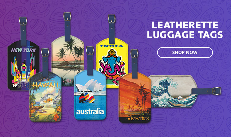 Leatherette Luggage Tags