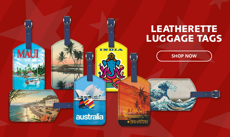 Leatherette Luggage Tags