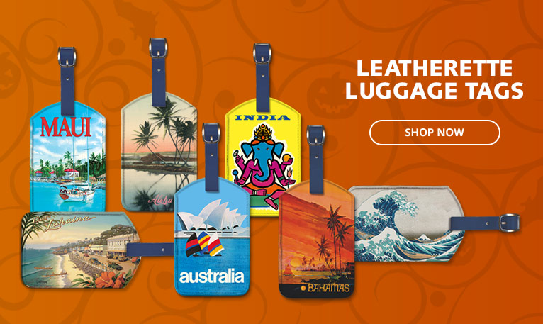 Leatherette Luggage Tags