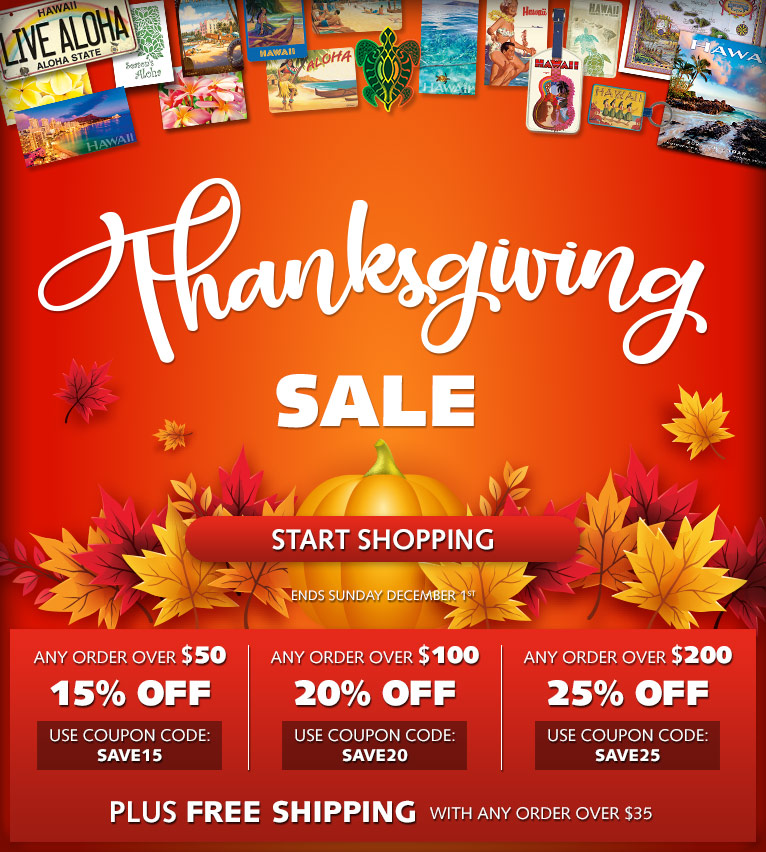 Thanksgiving Day Special Sale - Up to 25% OFF