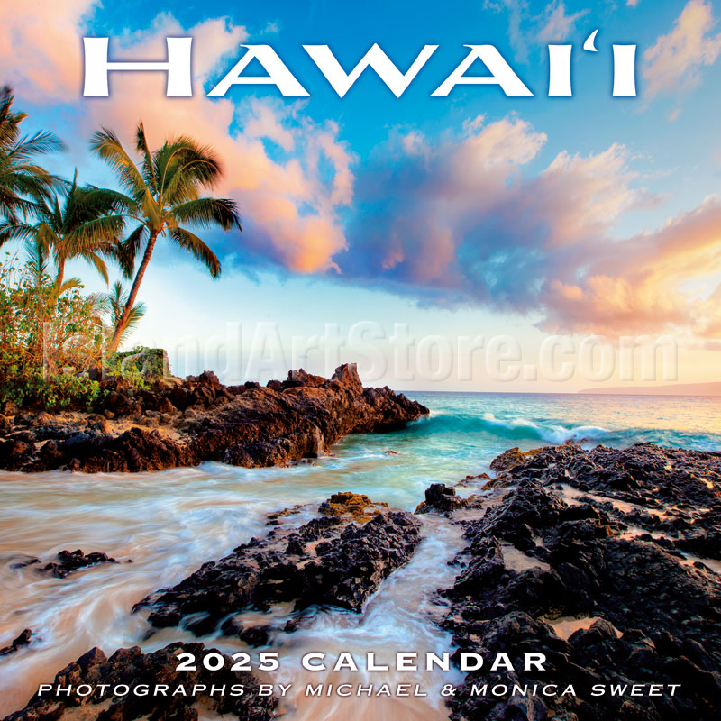 Hawaii Landscapes 2025 Wall Calendar Photography by Michael