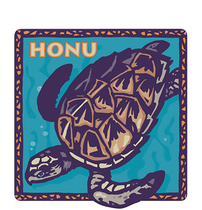 Honu - Hawaii Decal