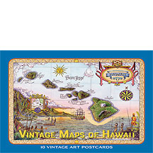 Hawaiian Art | Island Art - Hawaii Postcards - Vintage Postcard Boxed Sets