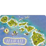 Hawaiian Art | Island Art - Hawaii Postcards - Vintage Postcards