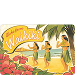 Hawaiian Art | Island Art - Hawaii Postcards - Vintage Postcards