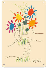 The Bouquet of Flowers (Le Bouquet De Fleurs) - c. 1958 - Metal Sign Art