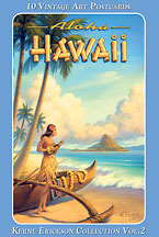 Hawaiian Art | Island Art - Hawaii Postcards - Vintage Postcard Boxed Sets